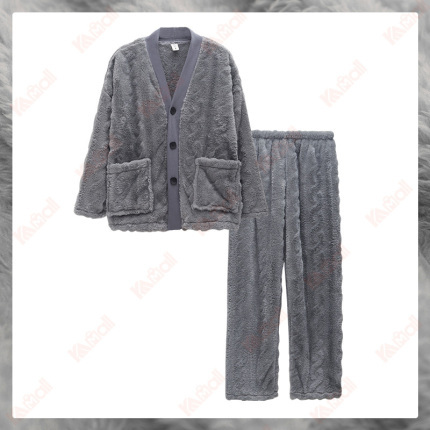 winter pajama flannel polyester fiber